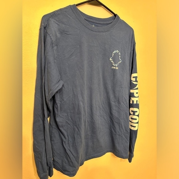 Cape Cod Cuffy's Shark Long Sleeve Tee Size M - Picture 2 of 6